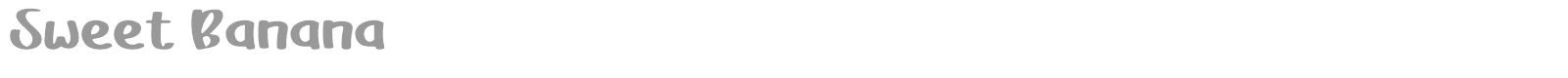 Sweet Banana font preview